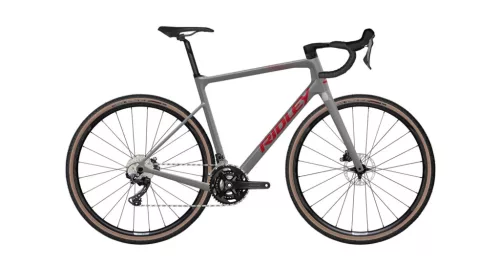 RIDLEY kerékpár GRIFN GRX600 Battleship Grey/Candy Red Metallic L