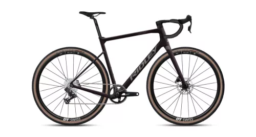 RIDLEY Grifn Rival XPLR 1×13 gravel kerékpár — sötét szilva metál / őszi szürke metál, M