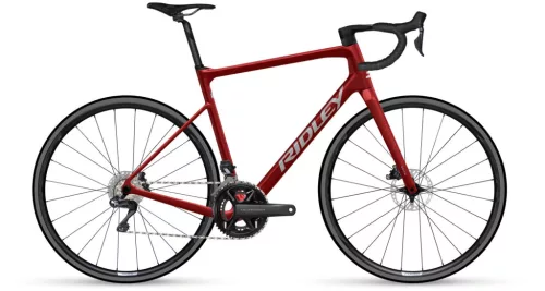 Ridley Grifn 105 Di2 S méret –all road kerékpár – Candy Piros / Ezüst