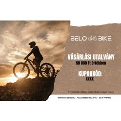 Kerékpáros ajándékutalvány 50 000 Ft értékben